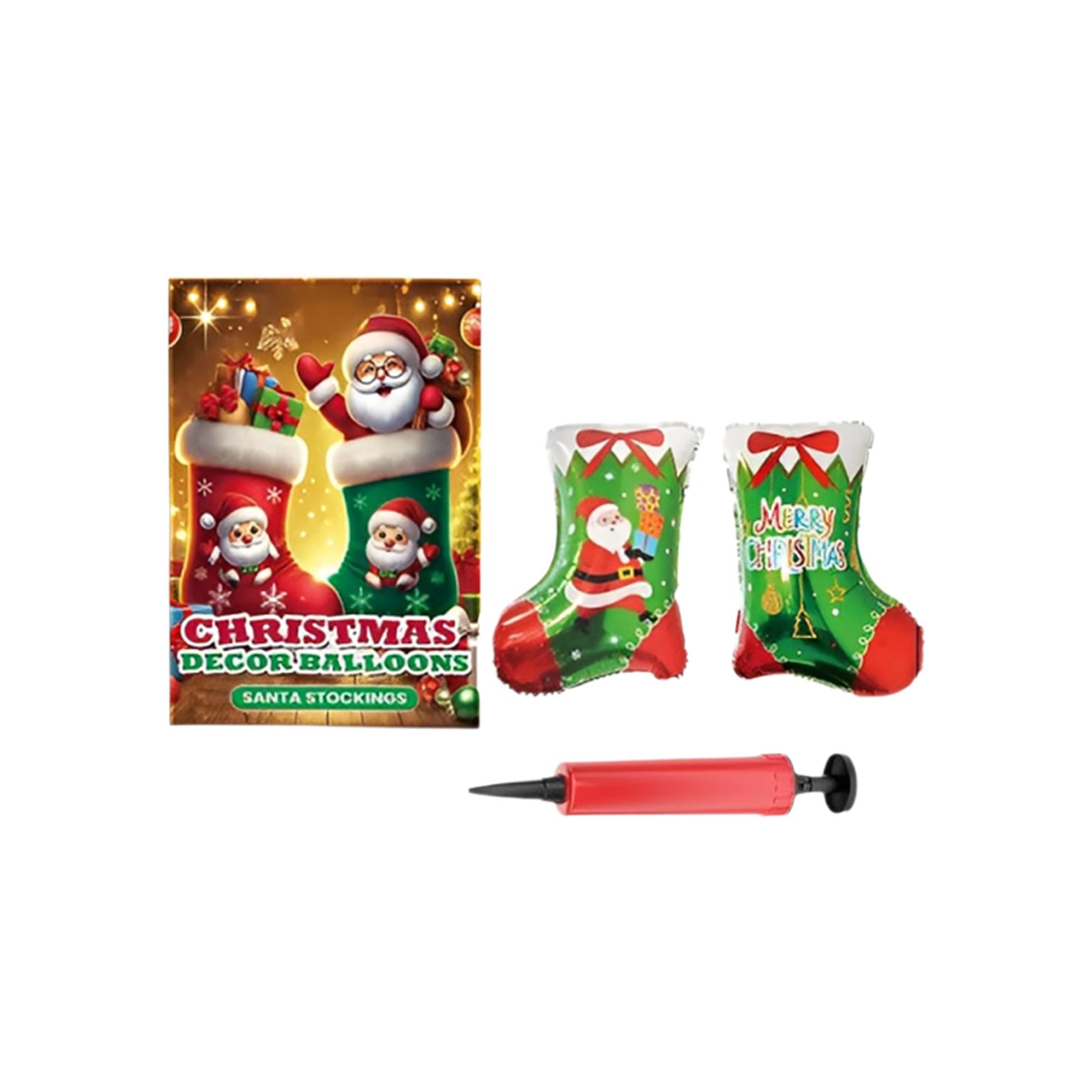 

Christmas Snowman Balloons Set With Pumps One Size