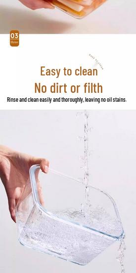 Glass Kimchi Jar with Lid - Sealed Pickled Radish Container