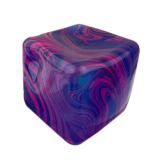 Decompression Flow Texture Cube Toy Anxiety Relief Stress Cube Squeeze Sensory Toy Slow Rising Office Workers Relaxation TPR Stress Ball