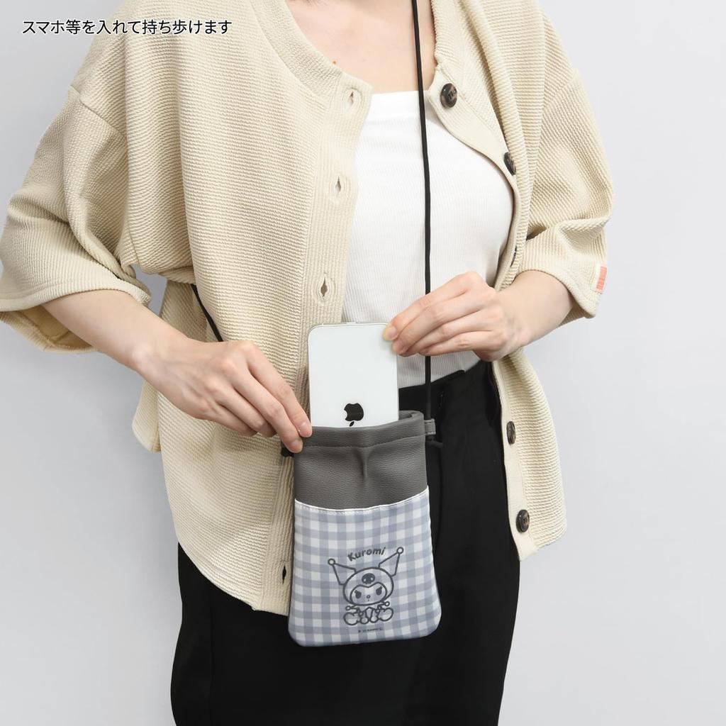 Gourmandise Sanrio Characters IIIIpocket Smartphone Pouch Kuromi (e-pocket) SANG-325KU