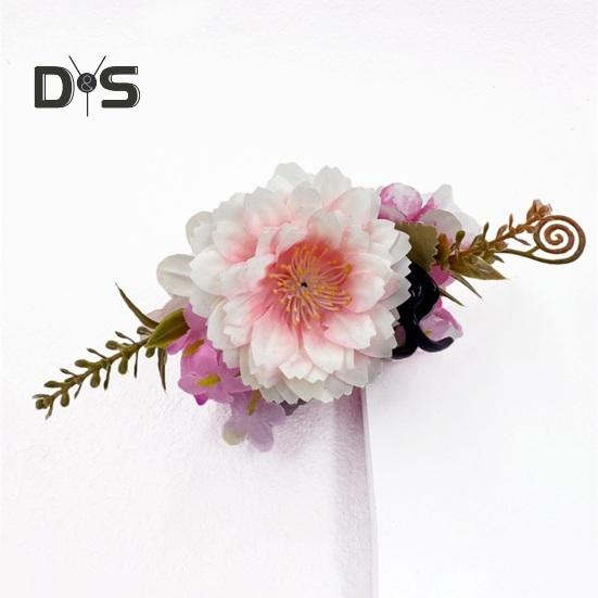 Imitation Flower Hair Clip Side Bang 3D Flower Hairpin Decorative Strong Grip Women Hair Pin Hair Accessory