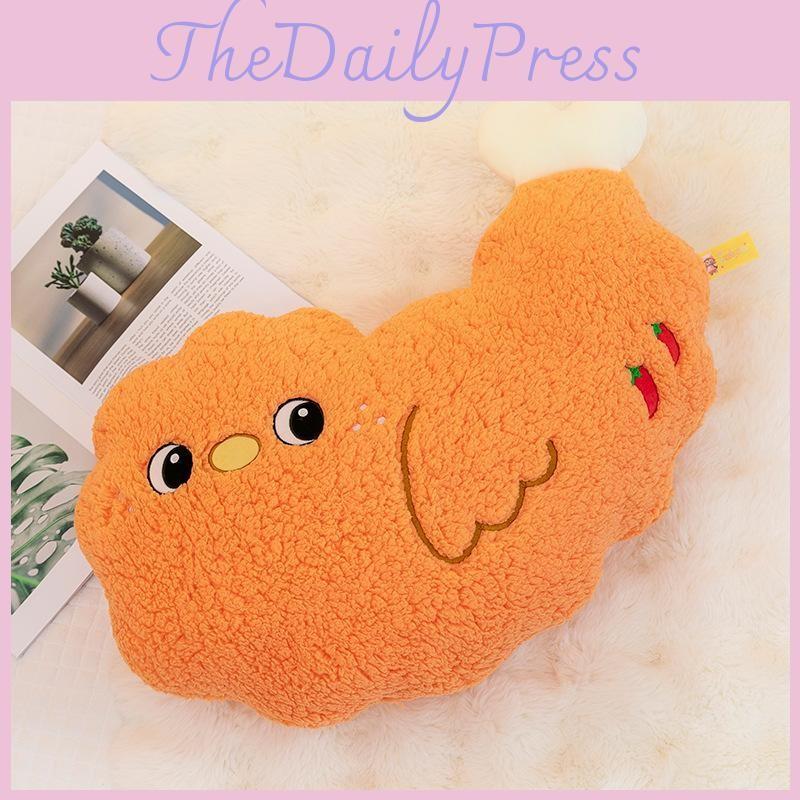 Fried Cartoon Creative Chicken Leg Plush Doll Pillow Children Toy For Decor Room