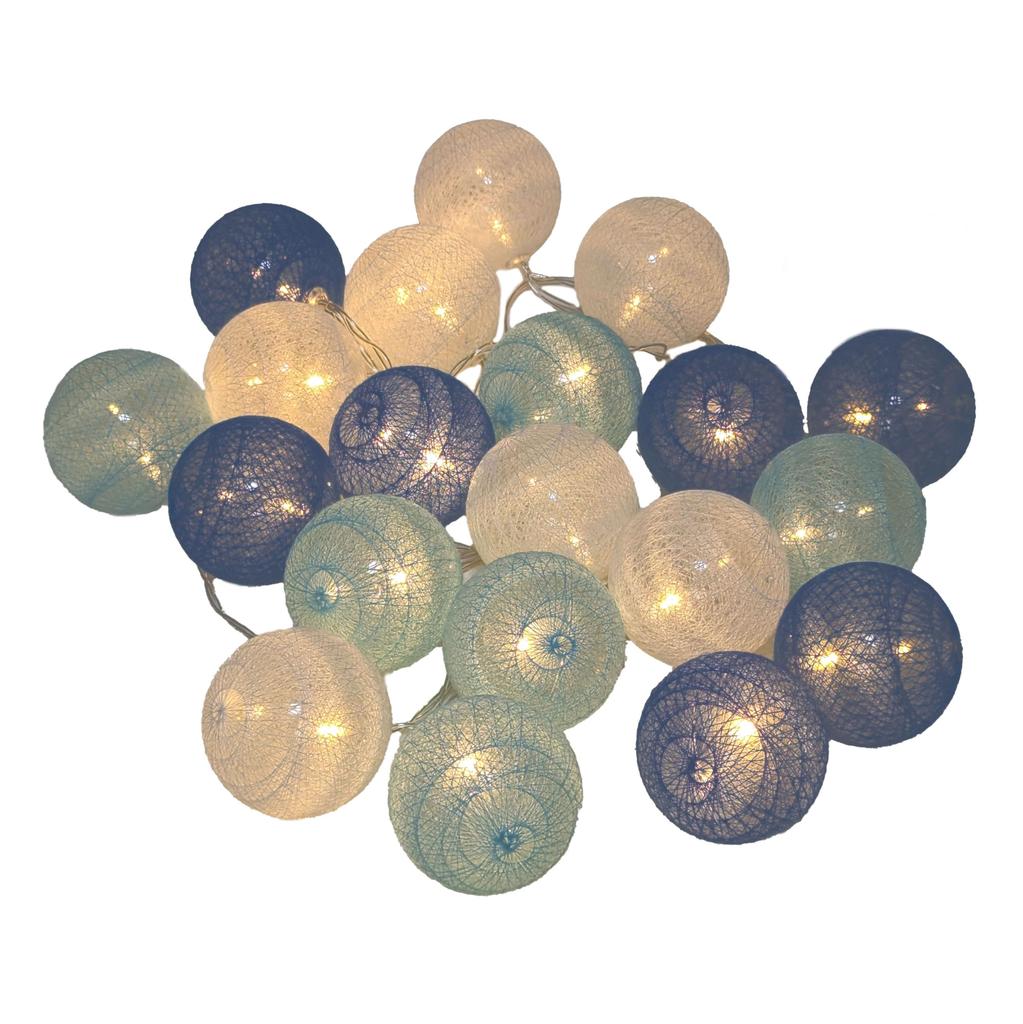 miagolale Cotton Ball Illumination LED 6cm USB Decoration Lights, Diameter, Powered, (Sky & Sea)
