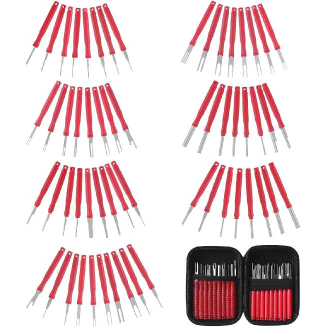 21Pcs Electrical Pin Removal Tool Kit Electrical Wire Connector Pin Release Tool, Automotive Terminal Release Kit for Household