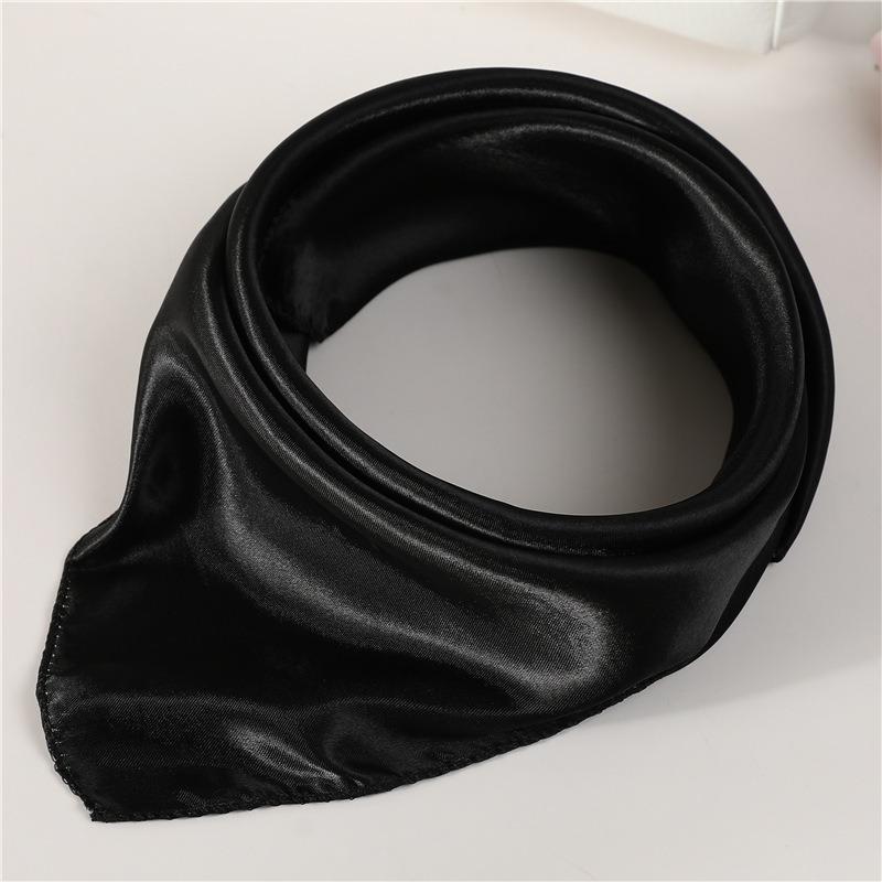 Foulard da Donna, Stile Coreano Primavera e Autunno, Versatile alla Moda, Piccolo Foulard Quadrato con Collo Decorativo