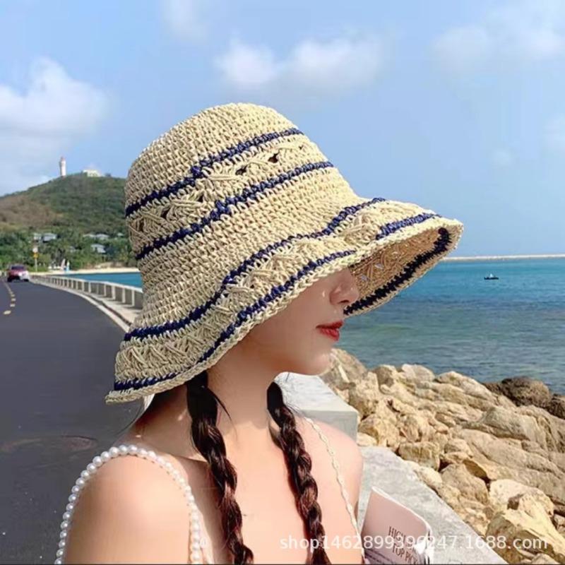 

Соломенная шляпа Линьи производит новую складную универсальную солнцезащитную шляпу для путешествий и отпуска, соломенную шляпу для весны и лета, женскую Adjustable