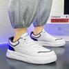Spring New Heightening Shoes Casual Sports Board Shoes White Shoes Leather Shoes