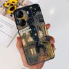 For Tecno Pop 7 BF6  Pop 7 Pro 7PRO BF7 BF7h Case Soft TPU Matte Silicone Bumper Coque Fundas Marble Space Man Dragon Etui Pop7