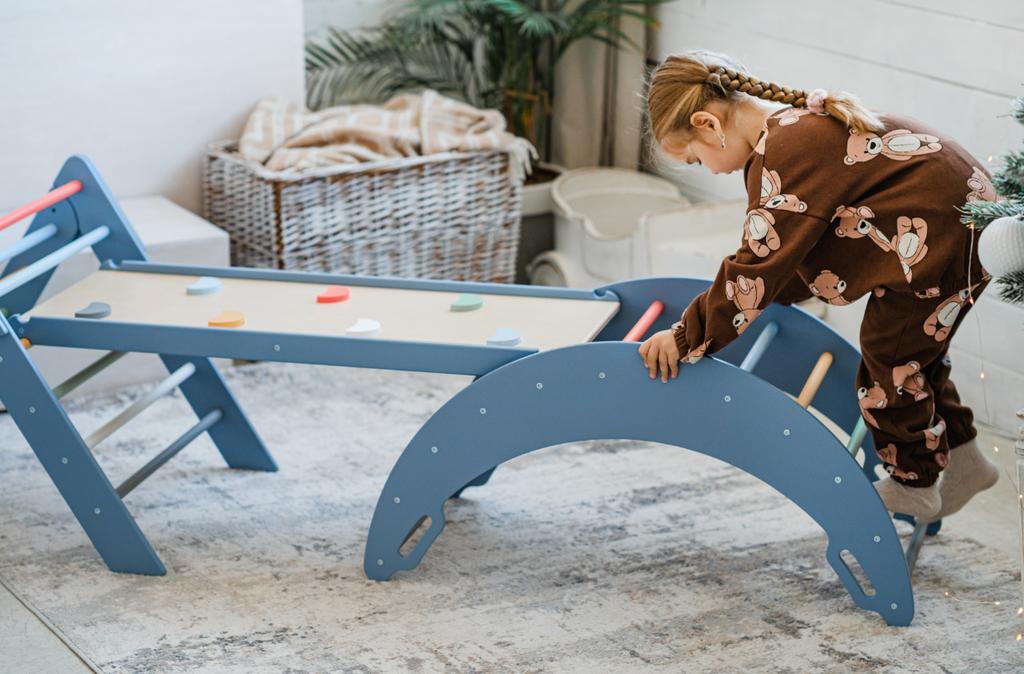 Moon Plus Blue-colored Home Playground