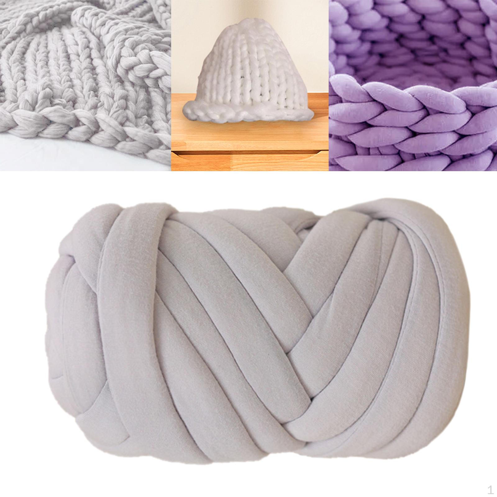 

1,5 кг толстой пряжи для объемного вязания крючком 295 дюймов Jumbo Tubular Weight для