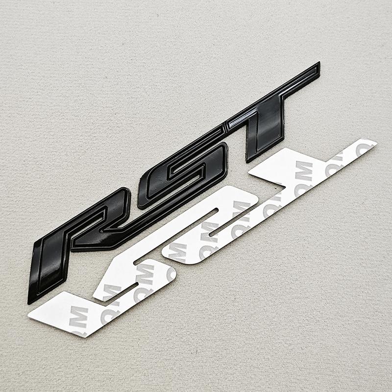 

3D Metal Car Sticker Logo RST Emblem Front Fender Rear Trunk Badge For Chevrolet Silverado Tahoe Suburban Traverse Accessories