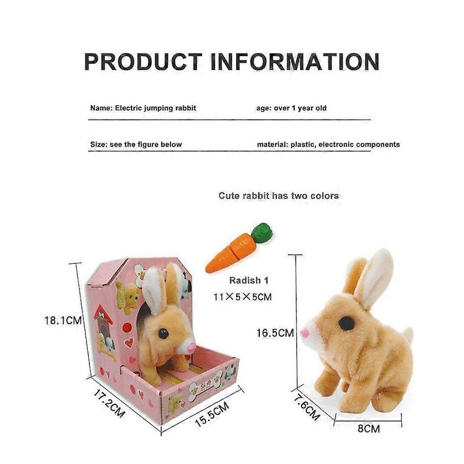 Educational Interactive Bunny Toys Bunnies Can Walk And Talk, Easter Plush Stuffed Bunny Toy