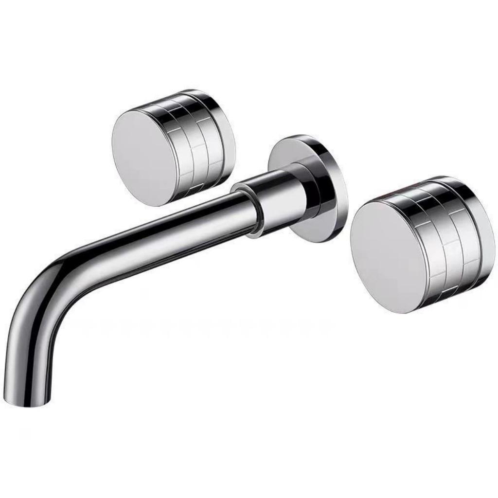 Grey Bathroom Faucet Brush Gold basin faucet Brass widespread faucet Tap luxury Basin Mixer Hot And Cold shower room sink Faucet