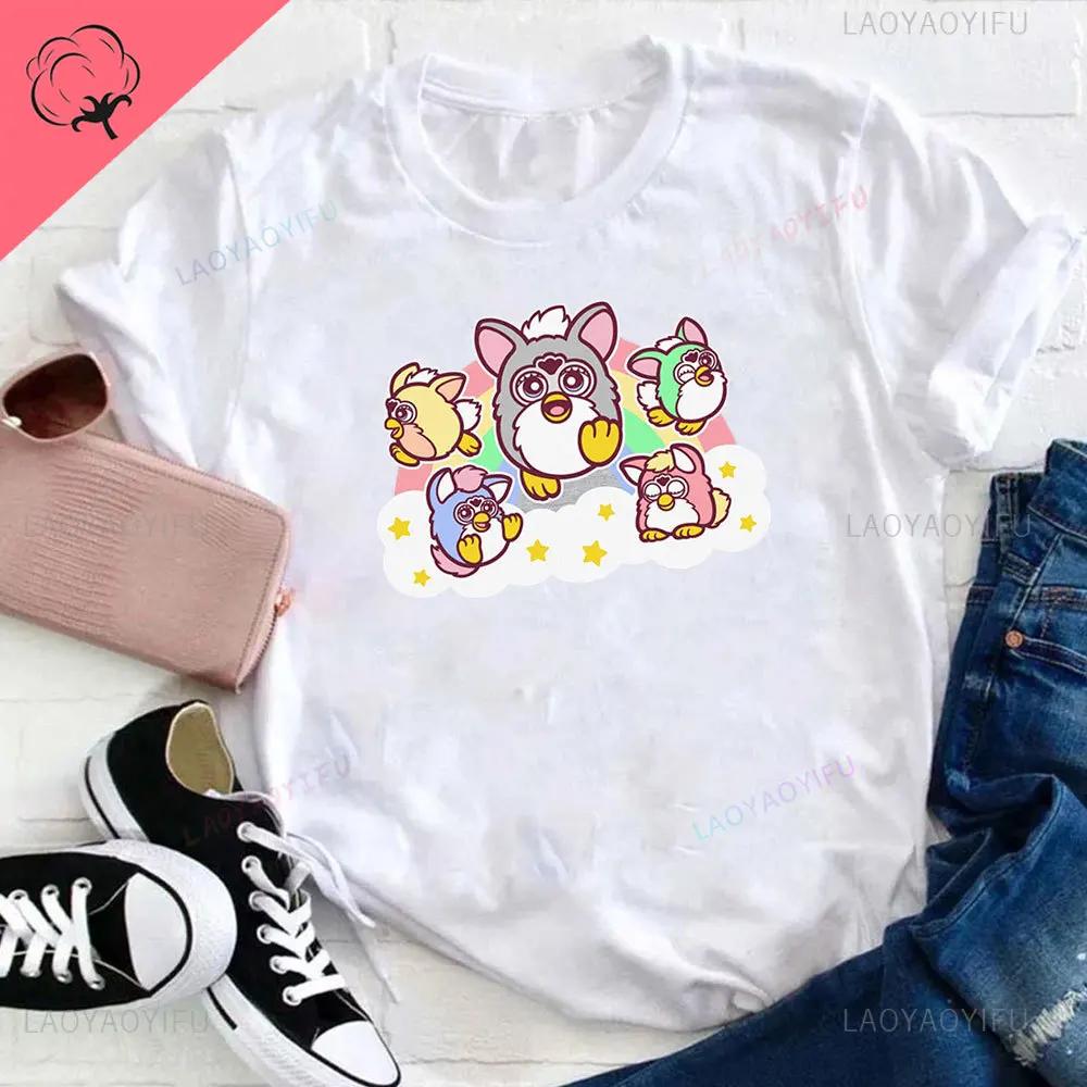 Furby Twilight Volturi New Moon Aro Caius Marcus The Volurby Funny Cartoon Classic Cotton T-Shirt  Tee Graphic T Shirts cotton