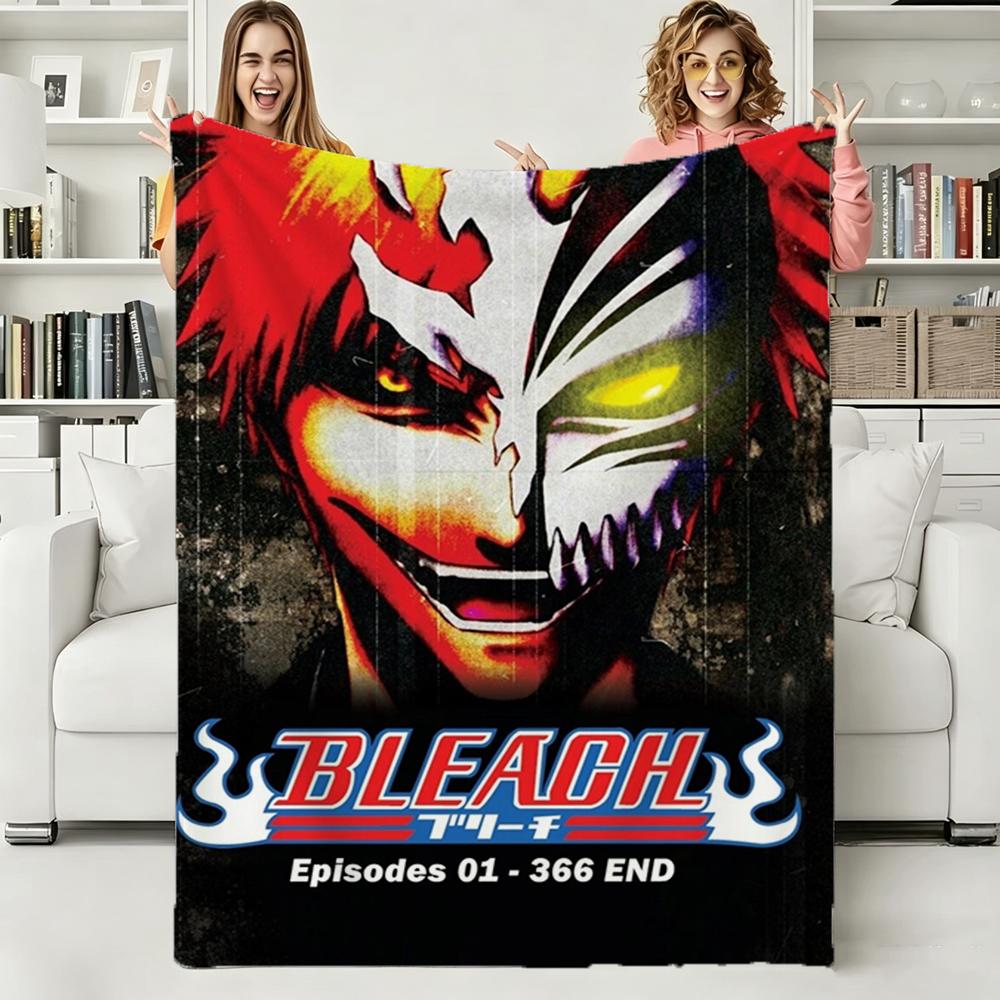 B-Bleach-Thousand Year Blood War 2026 TV Soft Warm Flannel Blanket Art For Bedroom Wall Living Room Decor Bed Picnic Office Gift