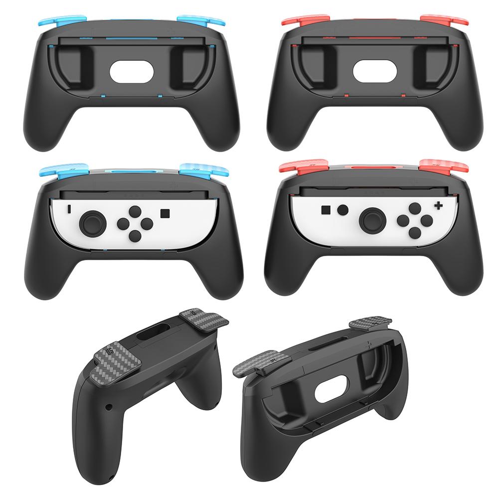 2pcs Hand Grips Fit for Switch 2 For Joycon Left+Right Bracket Holder Game Handle Hand Grip Case for Switch 2 Controller Gamepad