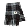 Women's High-End Plaid Scarf: Warm, Thickened Shawl & Snood for Autumn/Winter 2025