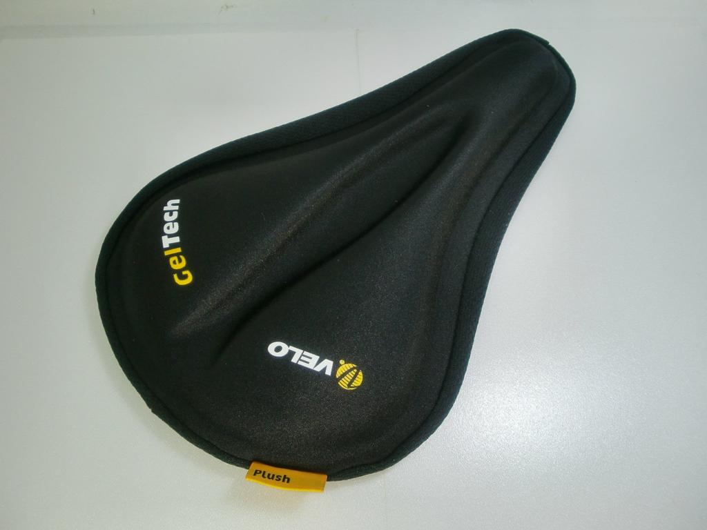Plush Velo Saddle Cover with Gel Fill and Center Slim Size 310 (VLC-032) Groove, Fit,