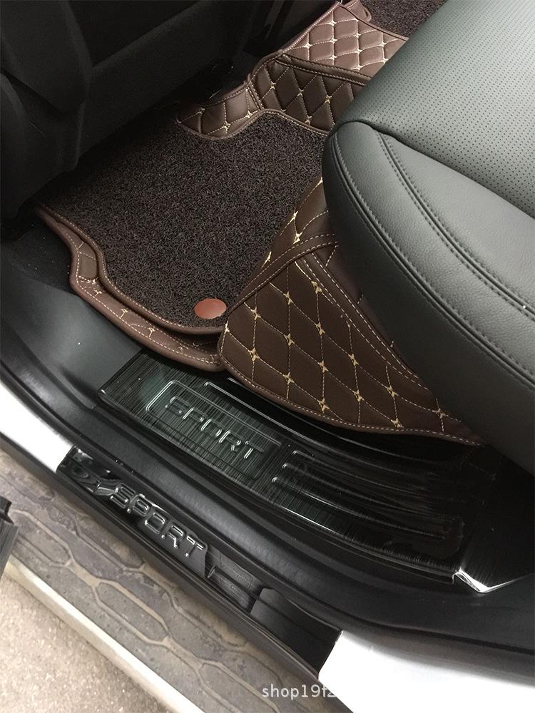 Discover Sport Stainless Steel Welcome Pedal & Sill Strip - Black Titanium, 5-Seat & 7-Seat Options