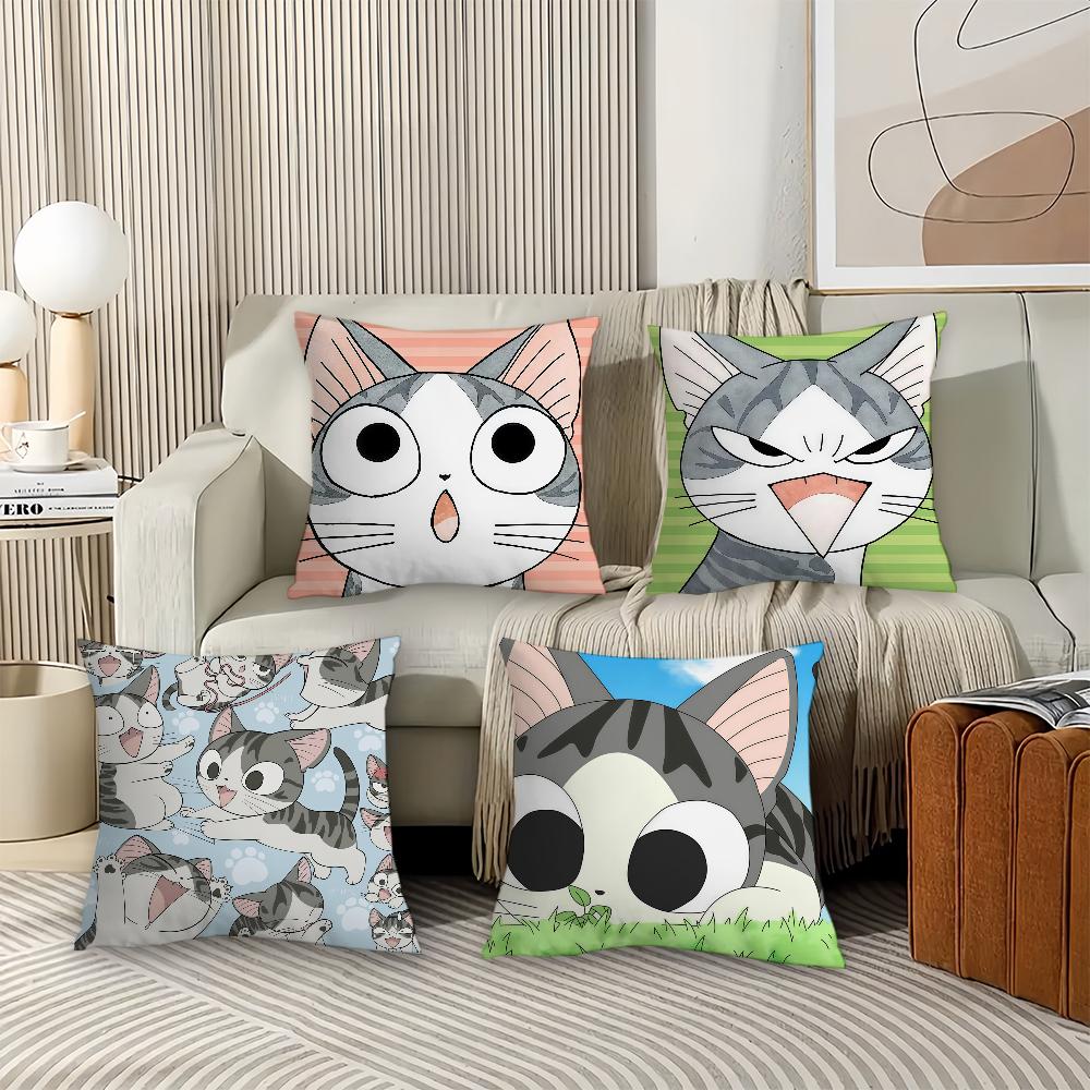 Cartoon C-Chi's S-Sweet H-Home Pillow Case Office Cushions Suitable For Sofa Car Bedroom Decorative Cushion Cover