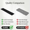 Kitchen Sink Mat 30 X 5.5 Inch, Customizable Faucet Splash Guard Mat, Quick Dry Sink Protector for Kitchen Bathroom,