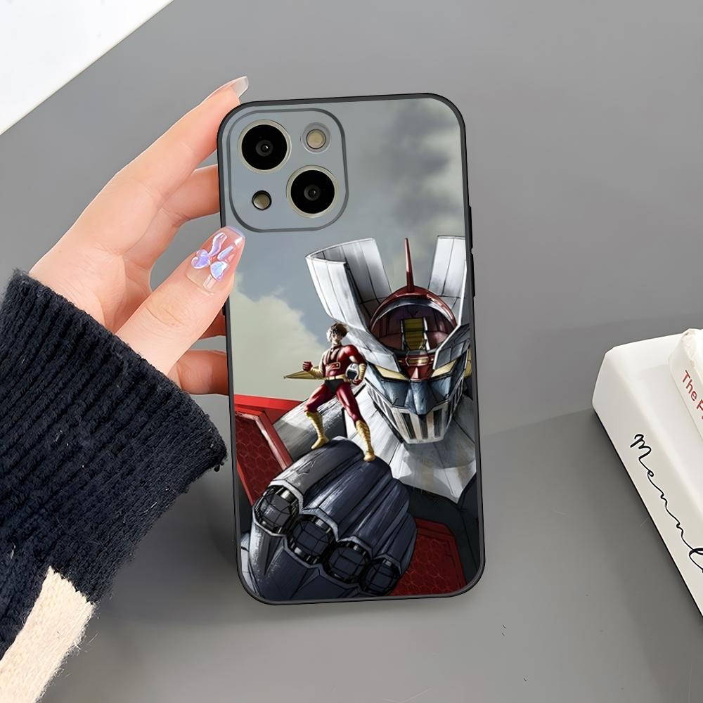 UFO Robot Goldorak Phone Case For Iphone 16 Plus 15 14 Pro Max 13 Mini 11 12 Xr X Xs 6 7 8 SE Plus Back Cover