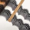 Black White Color Lace Fabric Trim 3 Yards Length Knitted Lace Fabric  For DIY Dress