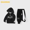 DUUDUU Zweiteiliges Sport-Sweatshirt und Hose Set für Jungen