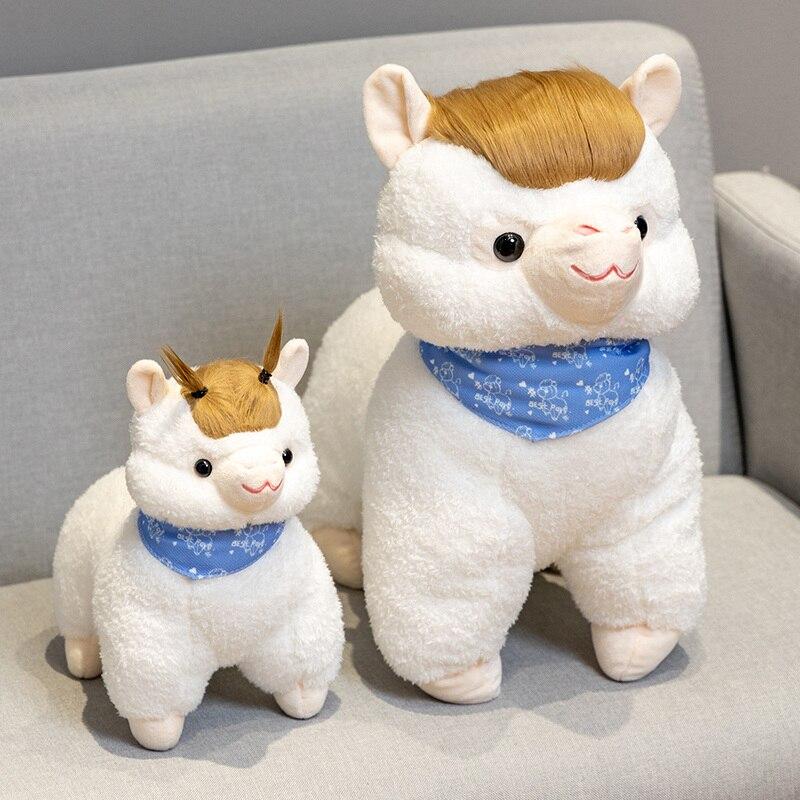 Kawaii Alpacasso Peluche Toys Interesting Variety Alpaca Dolls Stuffed Soft Animal Toy for Children Kids Birthday Xmas Gifts