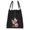 Shpynx Cat Thermal Insulated Lunch Bag Women Cute Kitten Resuable Lunch Tote for Outdoor Picnic Storage Meal Food Box