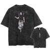 Anime Jujutsu Kaisen Fushiguro Toji Cool Print T Shirt Men Women Manga Tshirts Washed Cotton Tee Harajuku Male Oversized687