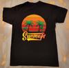 Vintage 80s Summer Sunset T-Shirt Retro Synthwave Beach Palm Trees Graphic Tee