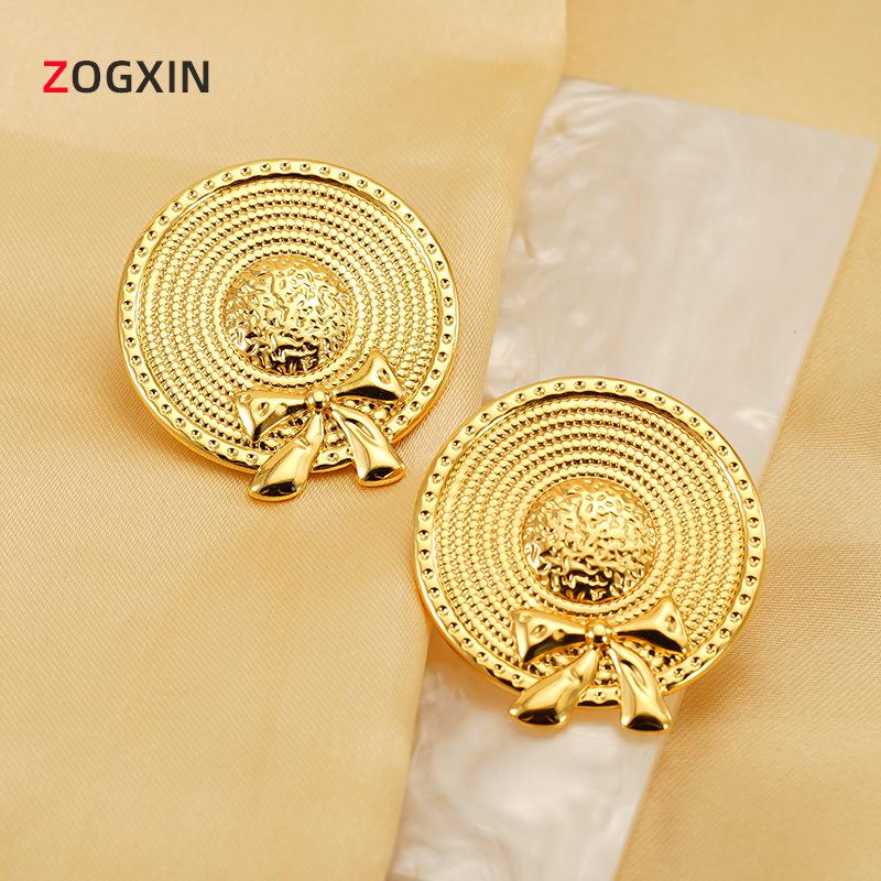 

2024 Unique 18K Gold-Plated Bow Stud Earrings - Light Luxury INS Style