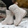 HOHO FAIR Large Size Boots  Women Autumn Boots Super High Quality Boots Men Shoes  Swat Tactical Boots