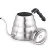 HARIO V60 Drip Kettle Hairline Silver Practical 800ml Compatible with Gas/IH Made in Japan VKB-120HSV