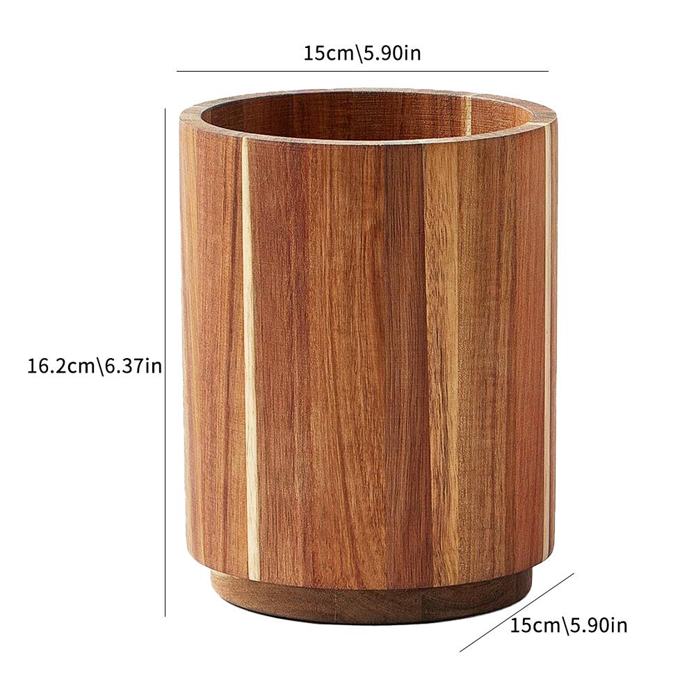 Utensil Holder Kitchen Counter Cutlery Box 360°Rotating Cooking Utensil Crock for Kitchen Counter Cooking Tool Rack Accessories