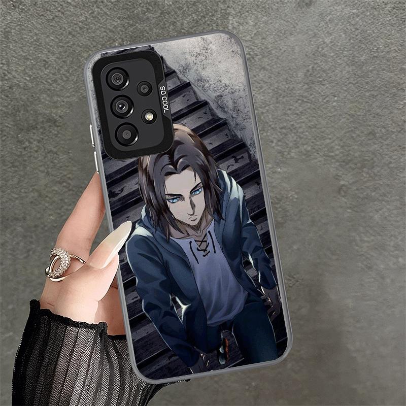 A-Attack On T-Titan Eren Yeager Shockproof Phone Case for Samsung A17 A16 A15 A14 A37 A57 A36 A56 A26 A35 A55 A25 A34 A54 A24 A1