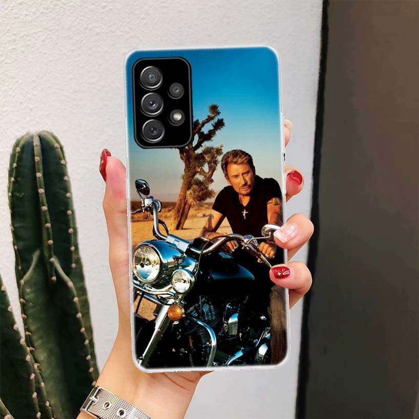 Johnny Hallyday Music Phone Case for Samsung Galaxy A17 A16 A15 A14 A13 A57 A56 A55 A54 A53 A37 A36 A35 A34 A33 A26 A25 A24 A23