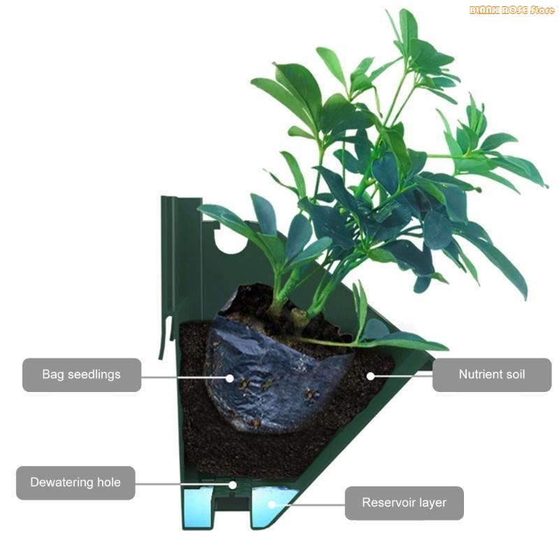 K1AE Multiuse Plant Holder Flower Container For Home DecorS And Office Desk Display