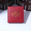 High-End Retro Jewelry Storage & Gift Box with Calligraphy Lid