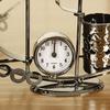 1pcs Creative Iron Art Clock Crafts Sailing Pen Holder Multi-function Living Room Decoration Student