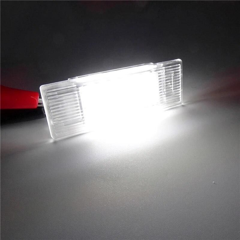 1Pair LED Luggage Trunk Lights License Plate Light Boot Glove Box Lamps Auto Interior Lamp Replacement Parts for BMW F10 F20 F30