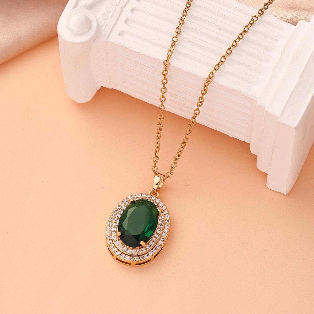 Women's Luxury Titanium Steel Pendant Clavicle & Long Sweater Necklace - Niche Design