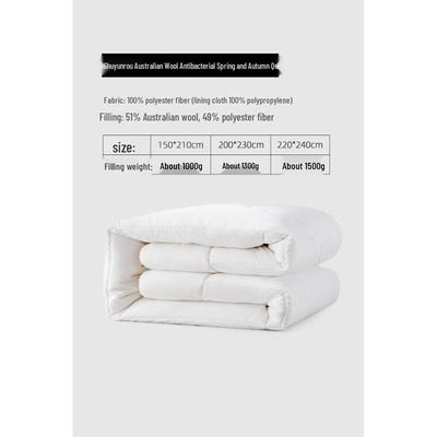Mercury Home Textiles Shuyunrou Australian Wool All-Season Quilt