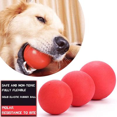 Non-toxic Dog Training Pet Supplies Pet Molar Dog Rubber Ball Chew Toy Bouncing Balls