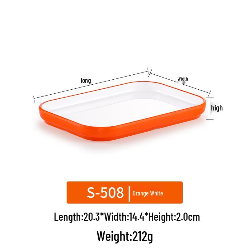Melamine Rectangular Plastic Tray for Hot Pot & Sushi