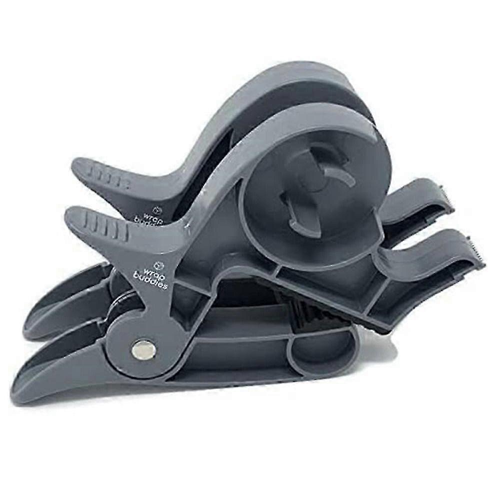 Wrap Buddies Tabletop Gift Wrapping Tool Tape Dispenser Paper Roll Holder Clip 25-26