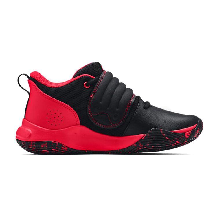 Under Armour Zone BB GS Black Red Camo Kids Sneakers 3024262-002