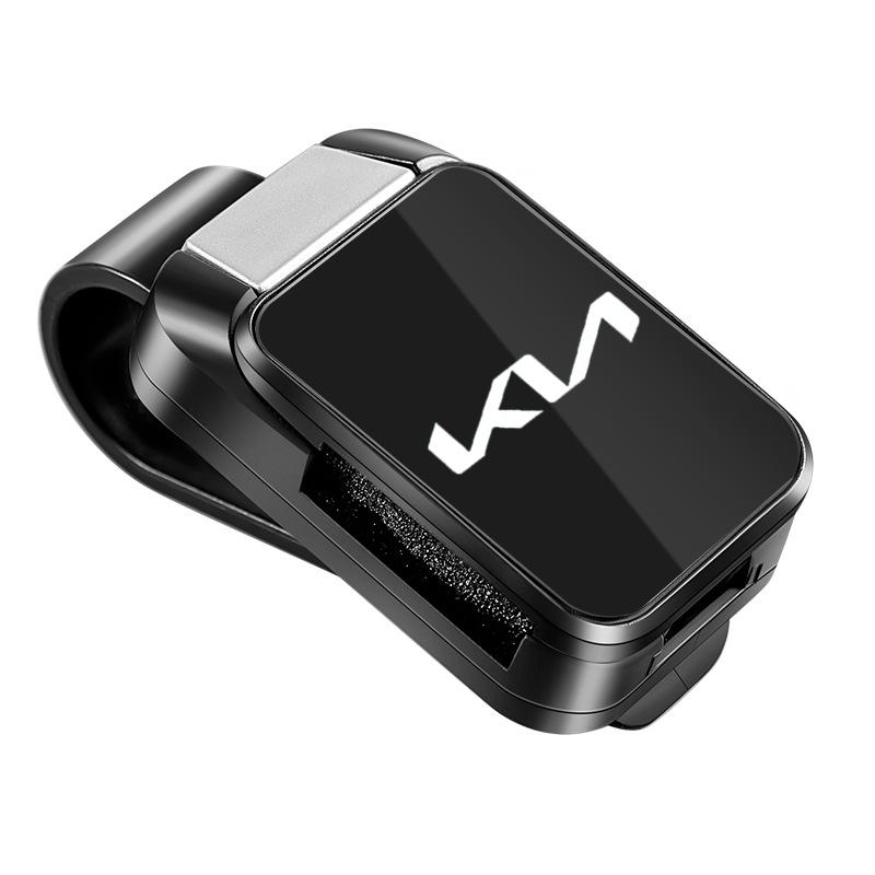 RYQW7 Car Interior Sun Visor Eyeglasses Holder Sunglasses Clip For Kia Rio Soul Forte Sportage Picanto Niro Morning Ceed
