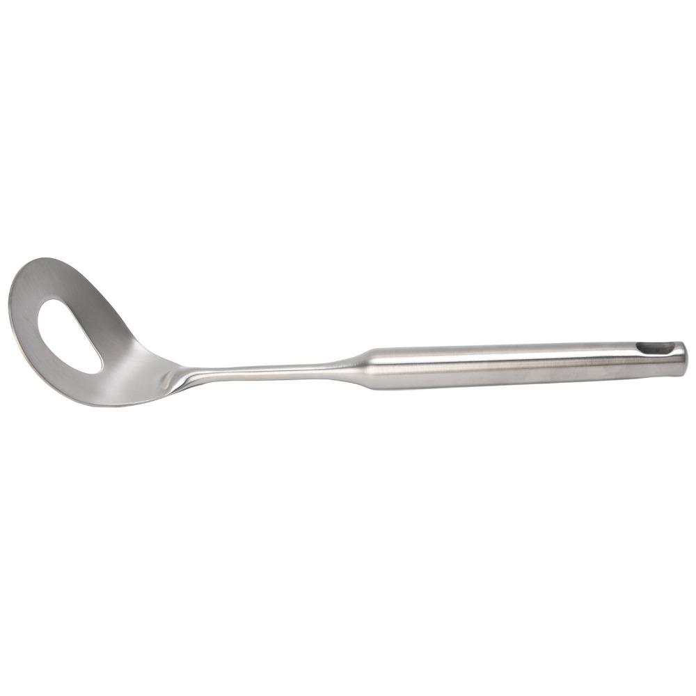 304 Stainless Steel Meatball Spoon with Hole Sliding Making Spoon Kitchen/Dinning Bar